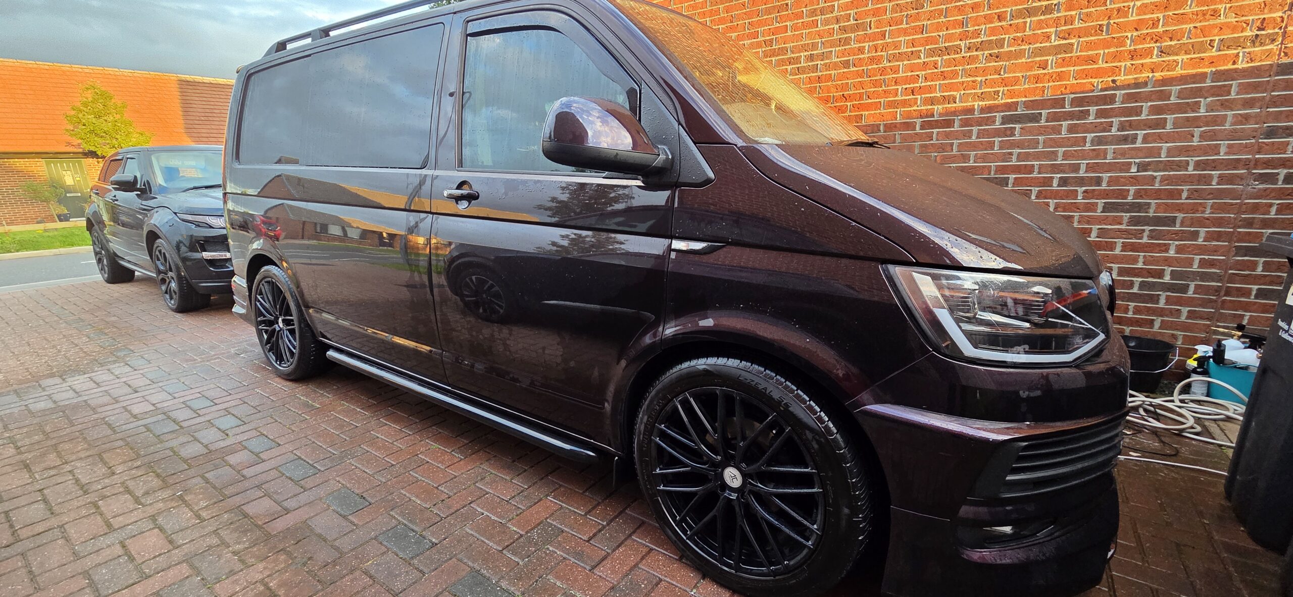 Detailed performance car after using Weekend Warrior vehicle cleaning and detailing products