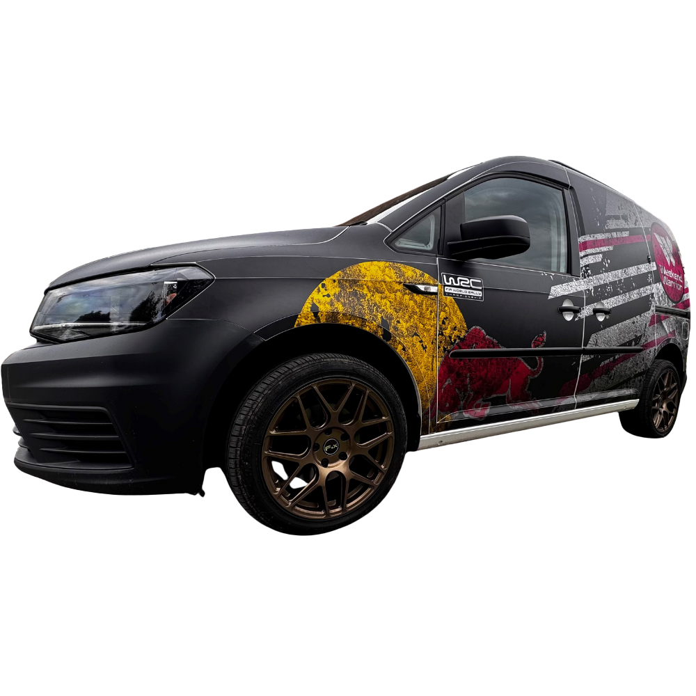Weekend Warrior branded detailing van representing professional car cleaning and vehicle care products in the UK